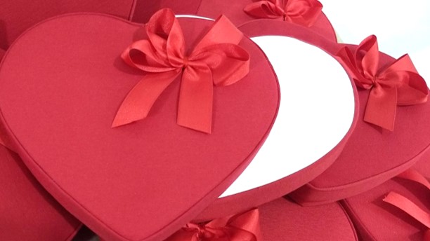 Corazón rojo liso