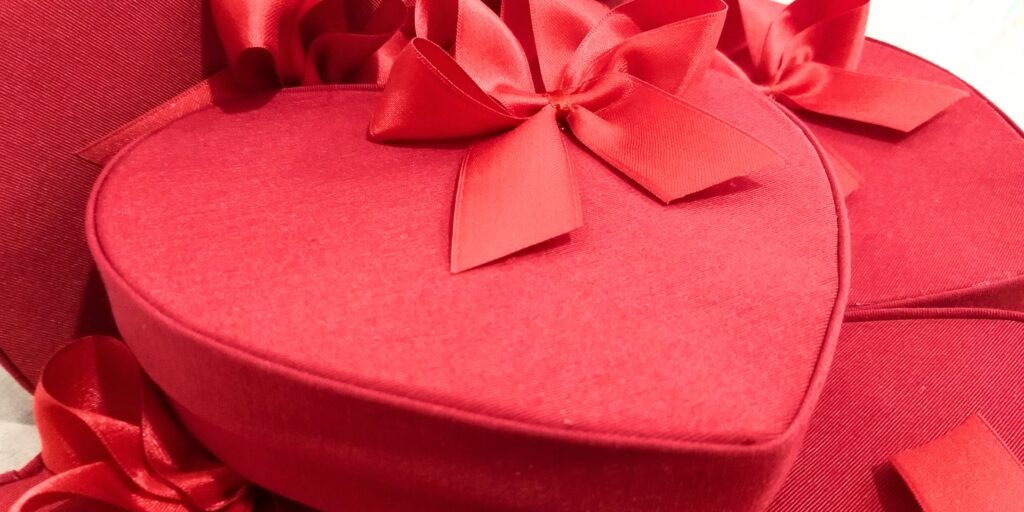 Corazón rojo liso