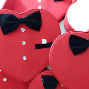 Corazón smoking rojo