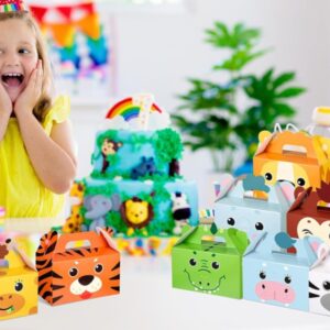 Caja infantil con animalitos.