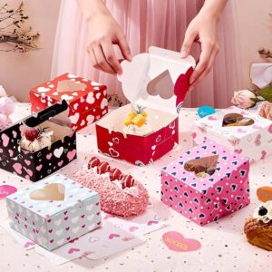 Caja cuadrada visor corazón