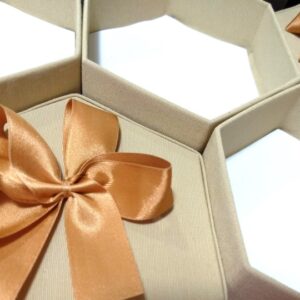hexagonal beige