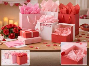 Papel de seda decorativo liso para flores y regalos