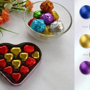 Papel aluminio para chocolates