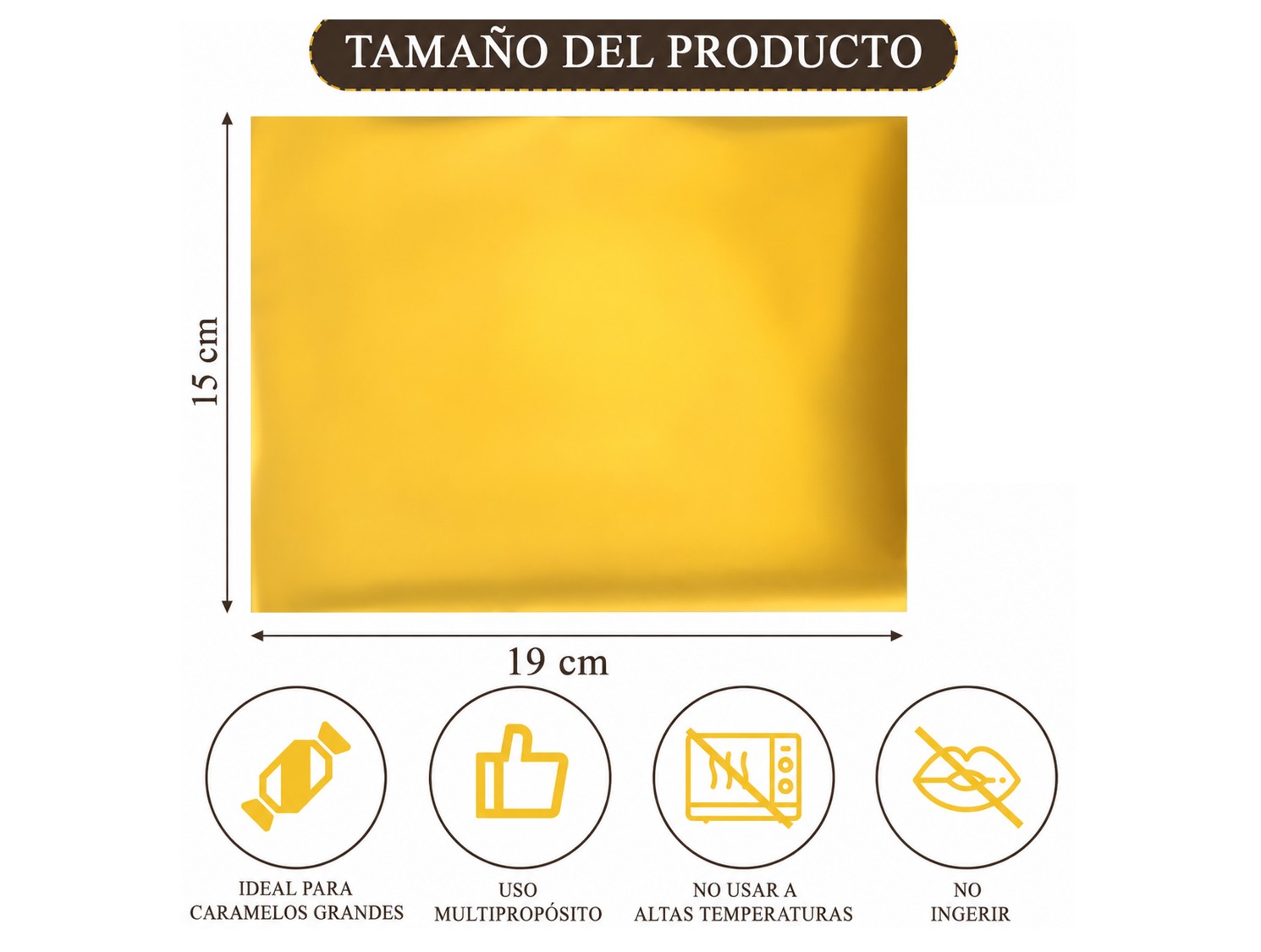 Papel de aluminio para barras de chocolate