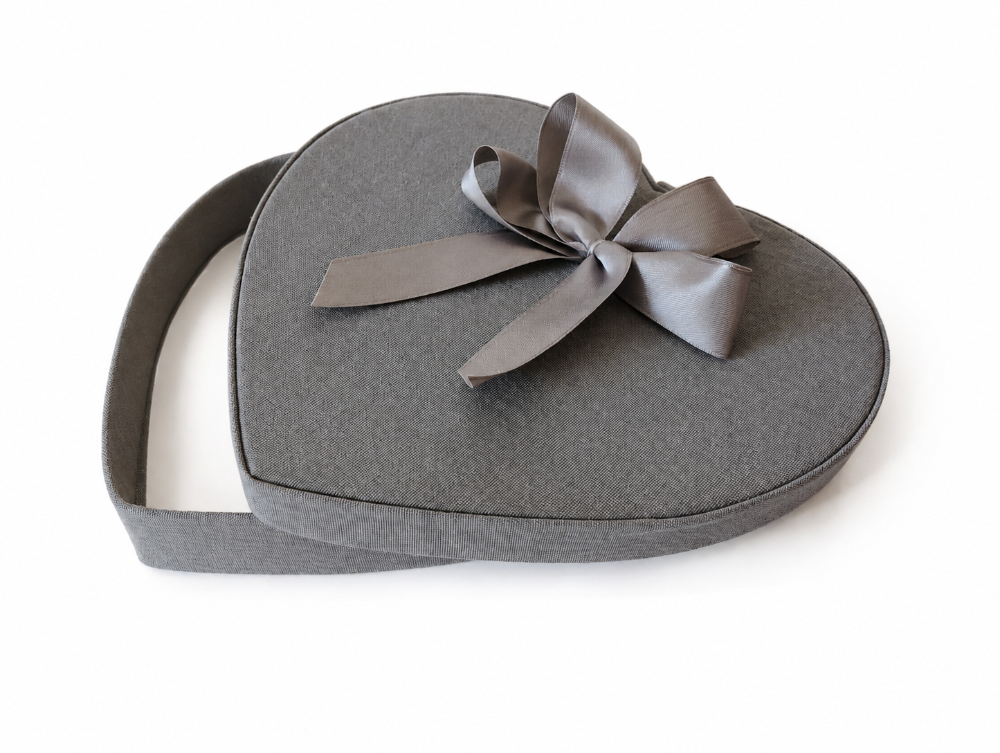 Corazón gris liso